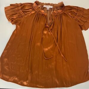 Women's Orange Blouse by Catherine Malandrino